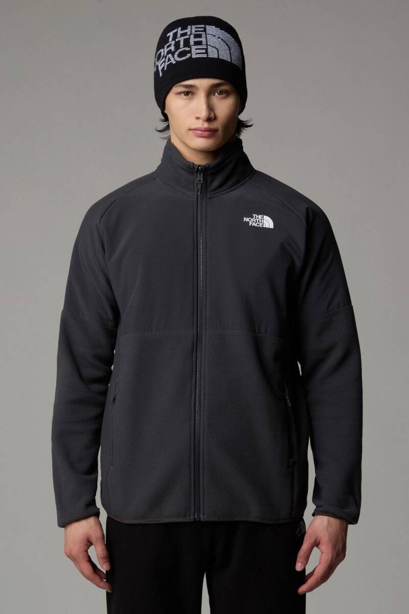 The North Face Erkek Glacier Heavyweight Full Zip Polar Antrasit - 1