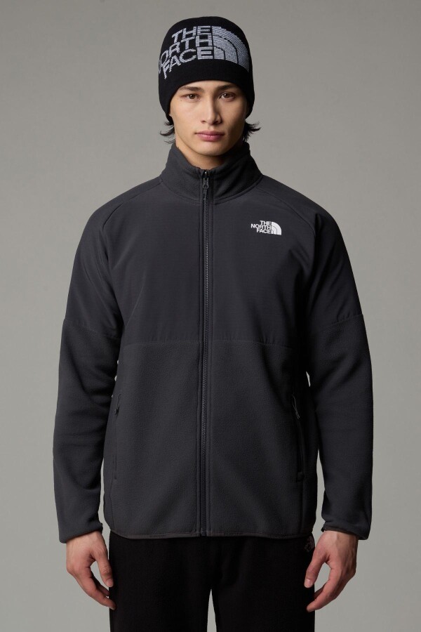 The North Face Erkek Glacier Heavyweight Full Zip Polar Antrasit 