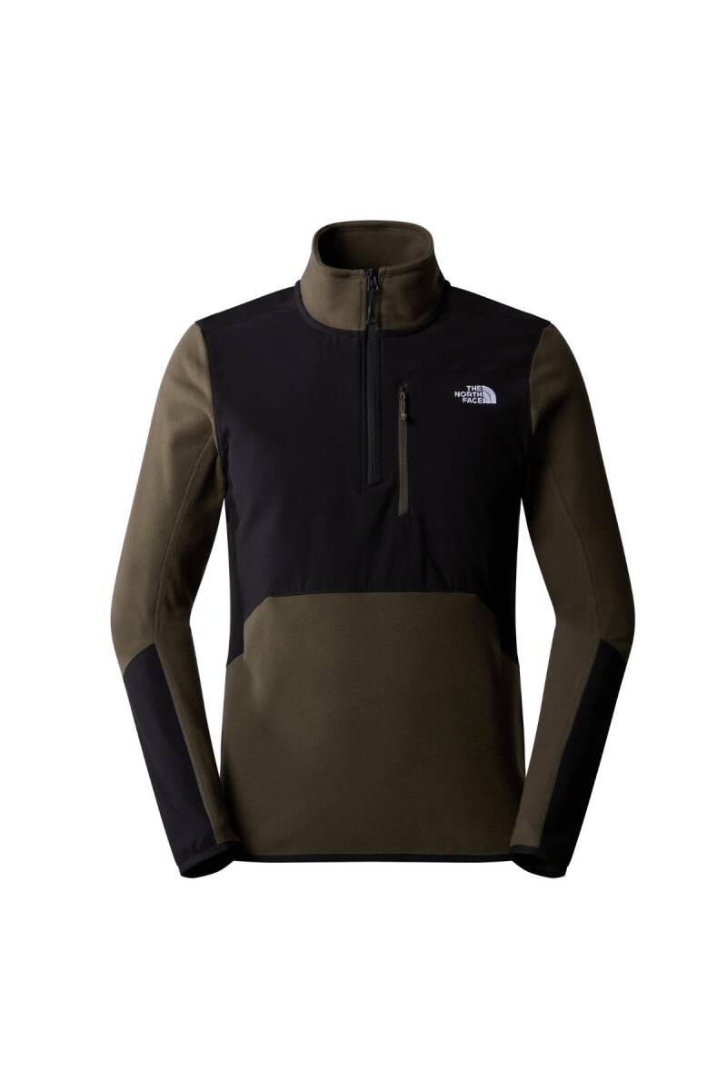 The North Face Erkek Glacier Pro 1/4 Zip - Eu Sweatshirt Haki - 1