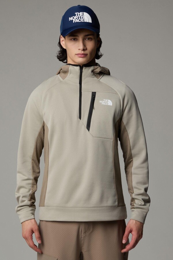 The North Face Erkek MA Fleece HD 1/4 Zip Sweatshirt Krem 