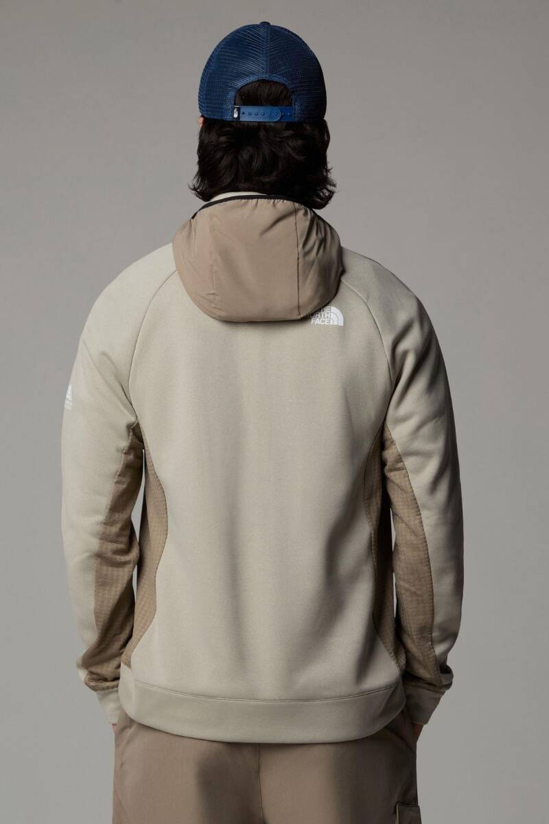 The North Face Erkek MA Fleece HD 1/4 Zip Sweatshirt Krem - 3