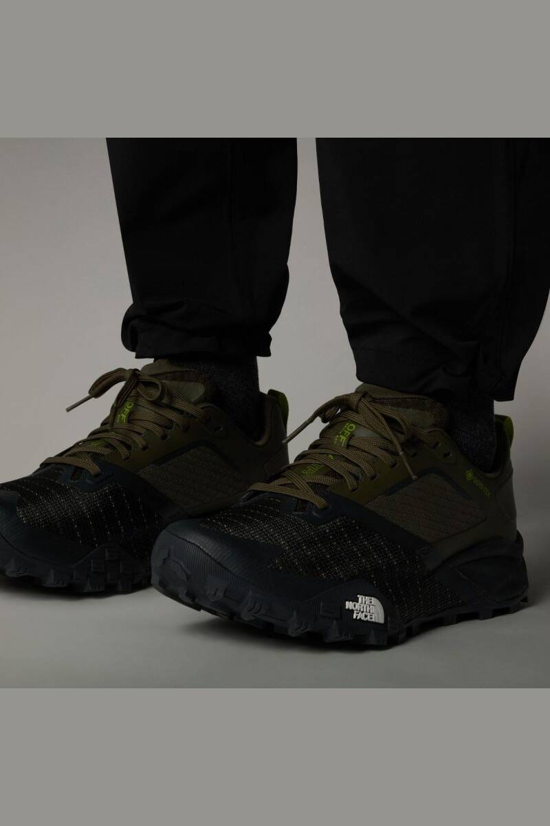 The North Face Erkek Offitrail TR Gore-Tex Patika Koşu Ayakkabısı Haki - 1