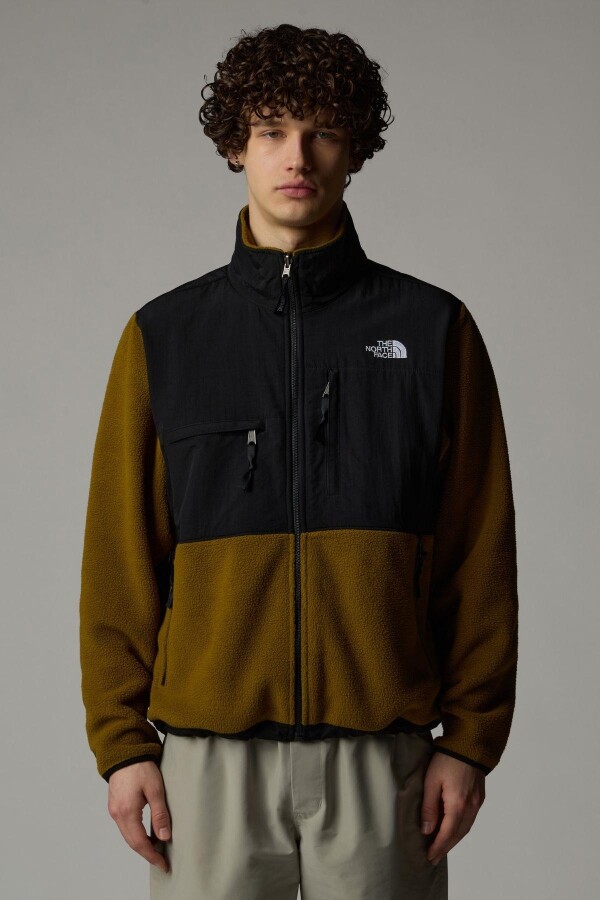 The North Face Erkek Retro Denali Mont MOSS GREEN/TNF BLACK