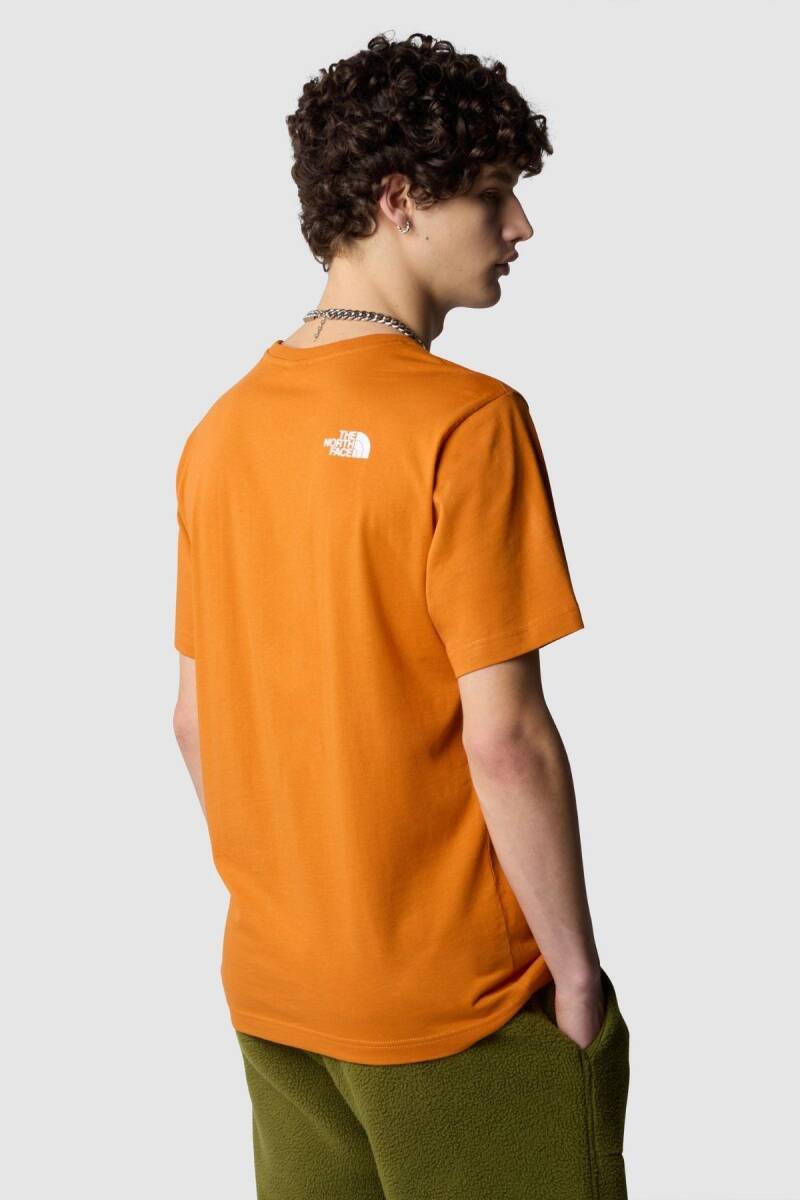 The North Face Erkek S/S Easy Tee Erkek Tişört Turuncu - 3