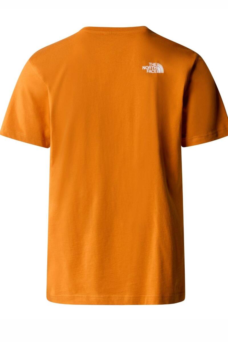 The North Face Erkek S/S Easy Tee Erkek Tişört Turuncu - 5