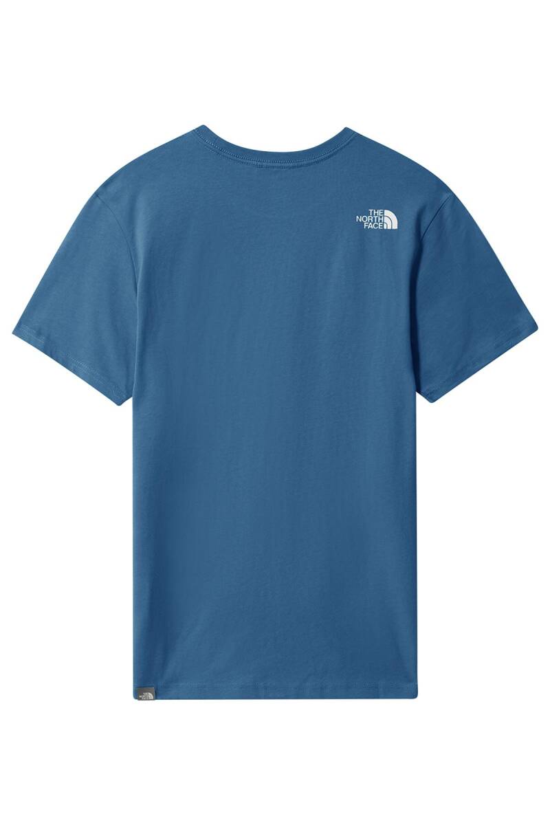 The North Face Erkek S/S Woodcut Dome Tee Banff Blue Tişört - 2