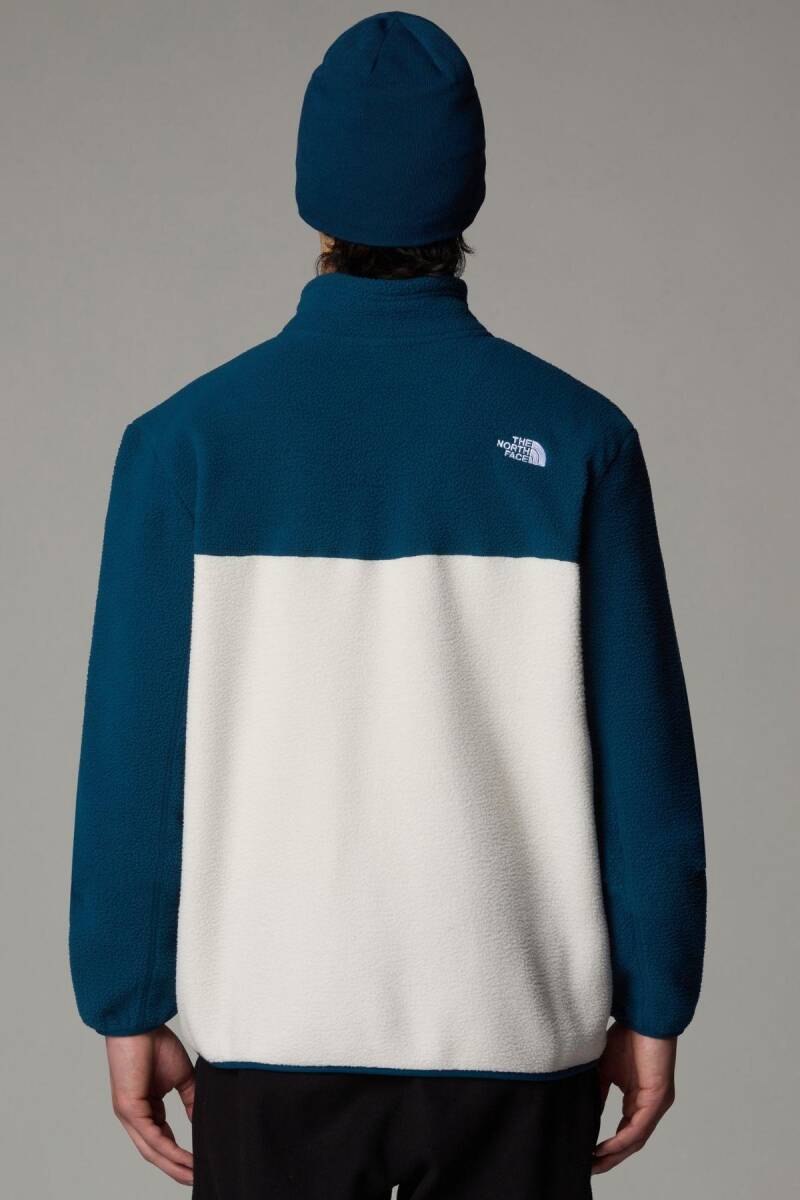 The North Face Erkek Yumiori 1/4 Zip Polar Mont Krem - 3