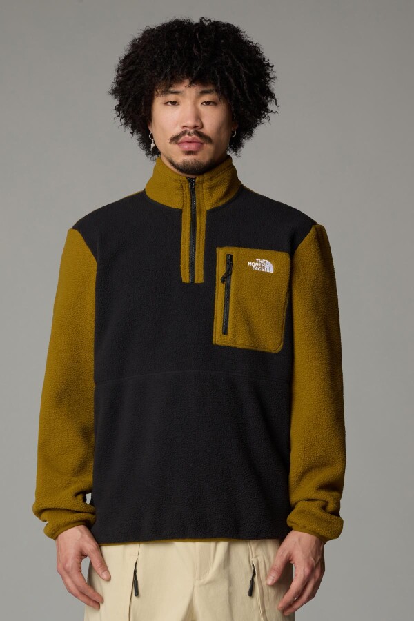 The North Face Erkek Yumiori 1/4 Zip Polar Mont Siyah 