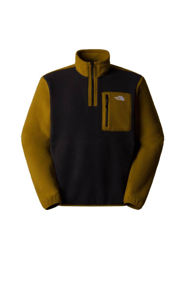 The North Face Erkek Yumiori 1/4 Zip Polar Mont Siyah - 4