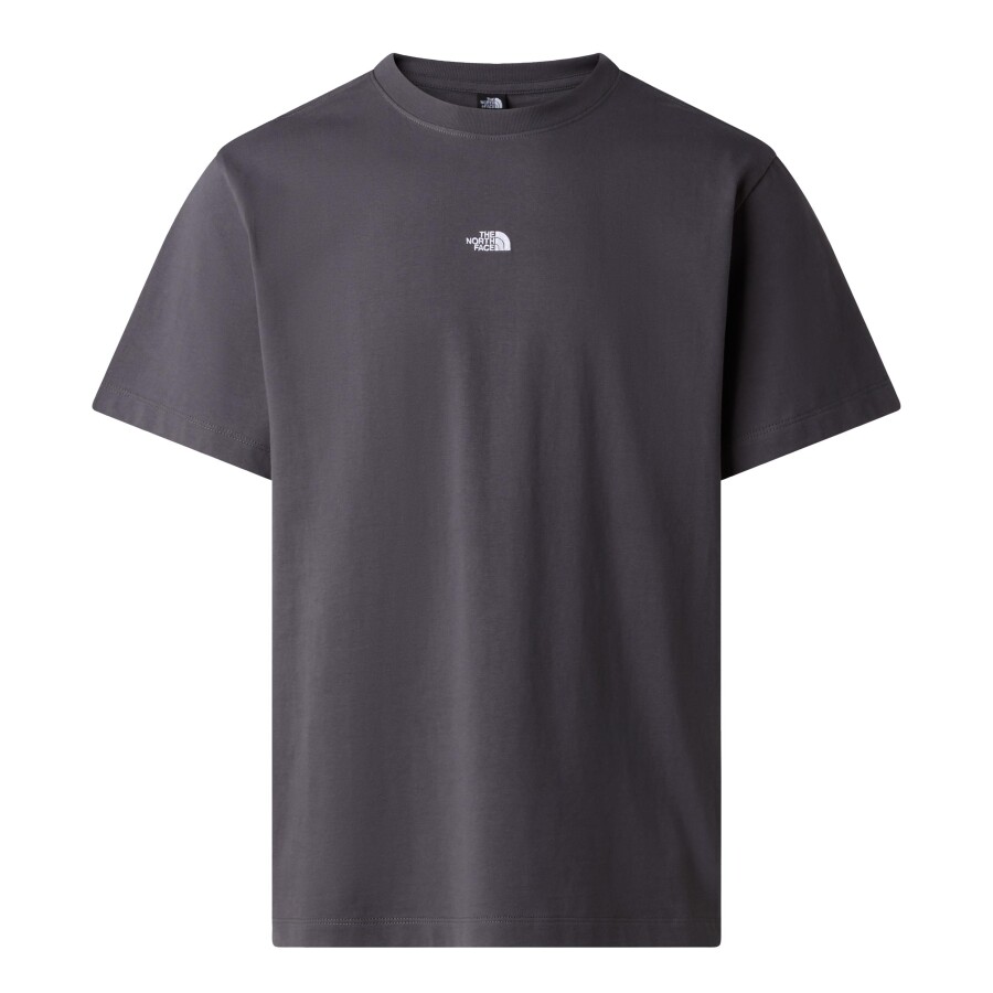 The North Face Essential Centre Logo Relaxed Tişört Antrasit - THE NORTH FACE