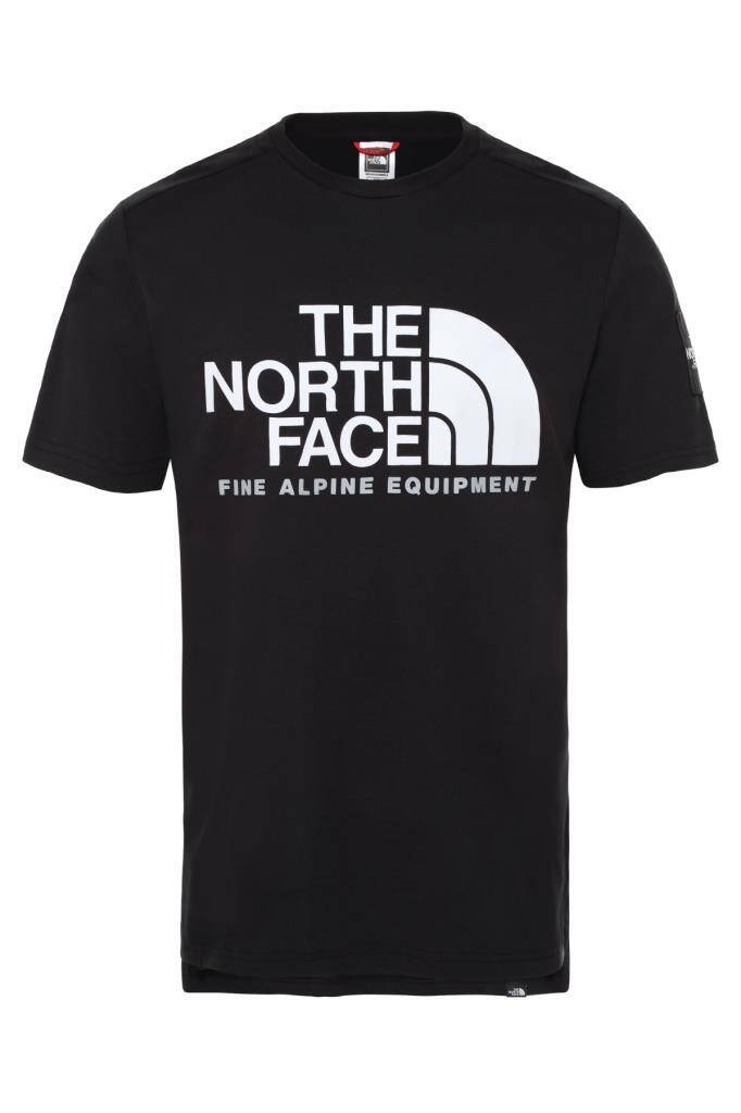 The North Face Fine Alpine 2 Erkek Tişört Siyah - 1