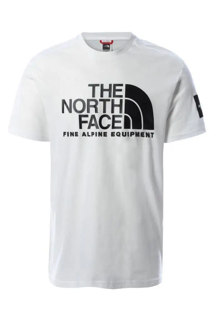 The North Face Fine Alpine Tee Erkek Tişört Beyaz - 1