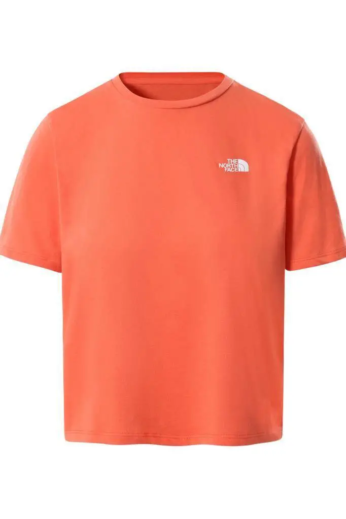 The North Face Foundation Crop Kadın Tişört Turuncu - 1