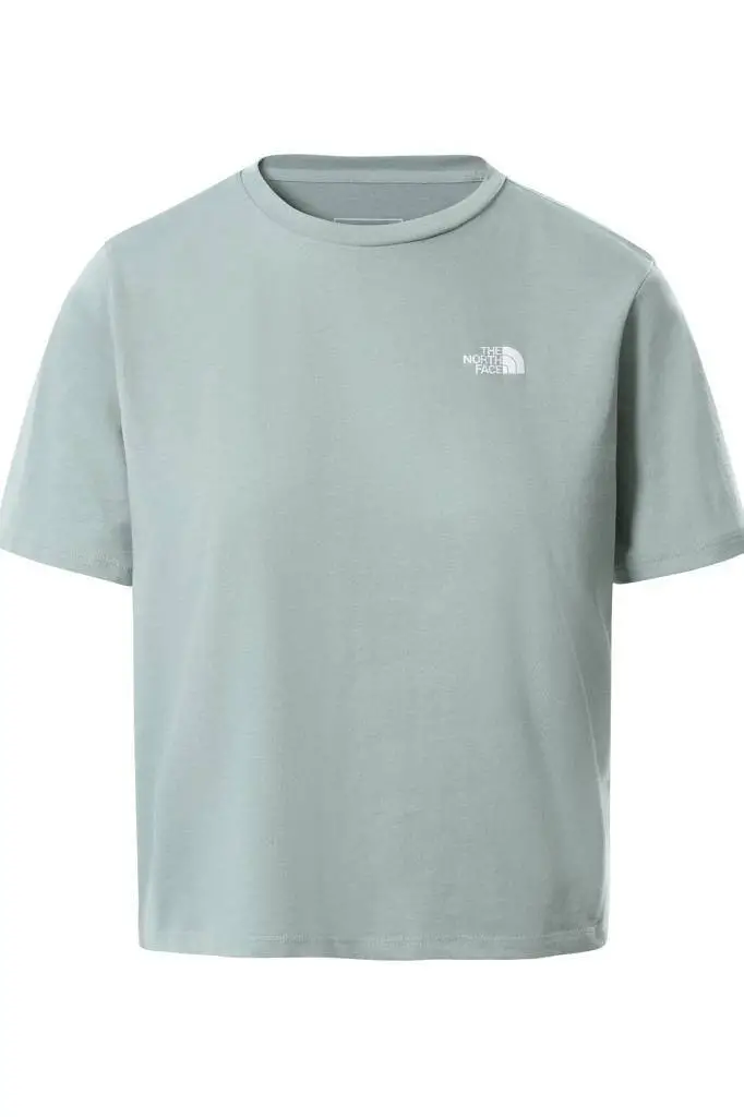 The North Face Foundation Crop Kadın Tişört Yeşil - 1