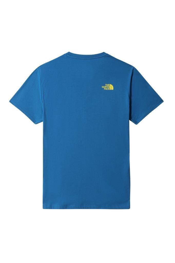 The North Face Foundation Graphic Erkek Tişört Mavi - 2
