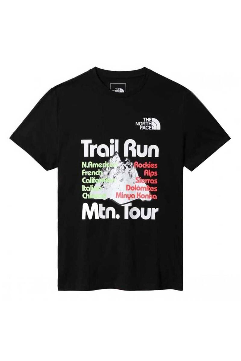 The North Face Foundation Graphic Erkek Tişört Siyah - 1