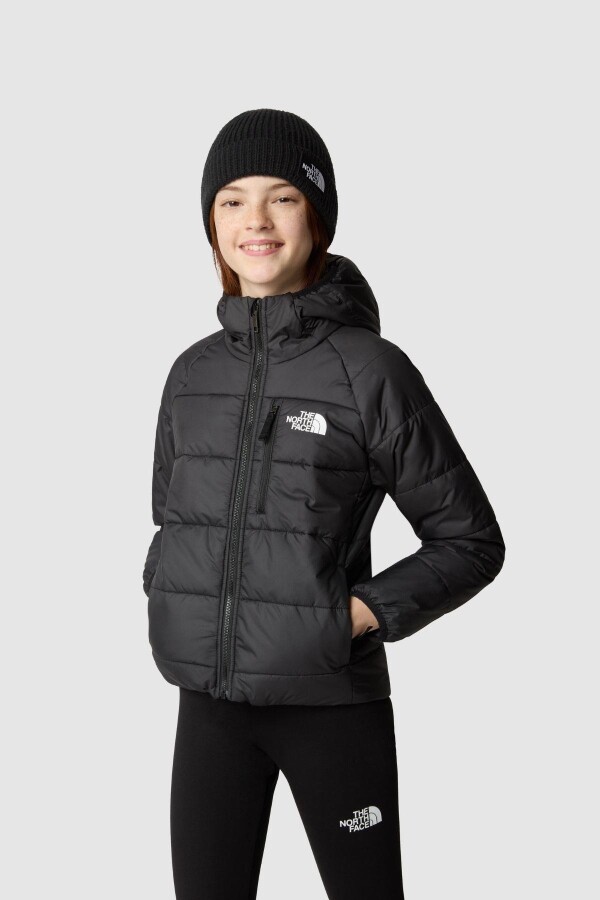 The North Face G Reversible Perrito Jacket Çocuk Mont Siyah 