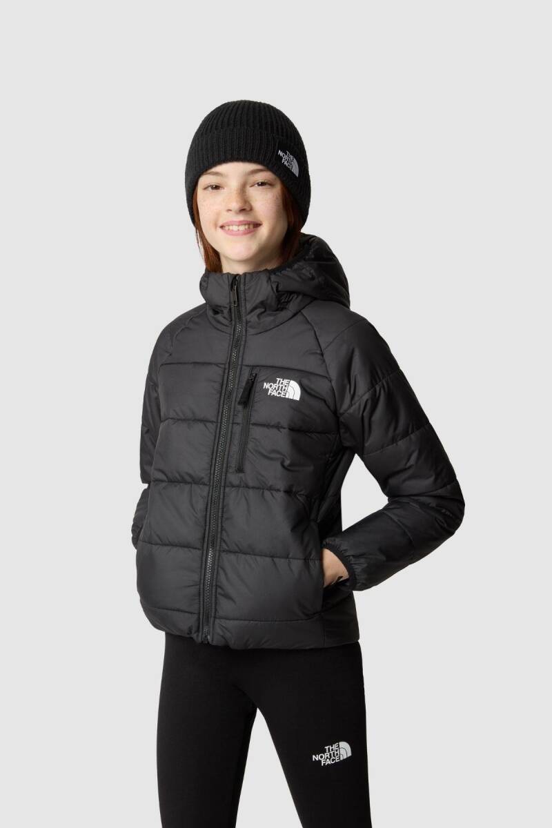 The North Face G Reversible Perrito Jacket Çocuk Mont Siyah - 1