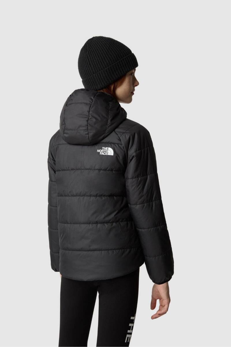 The North Face G Reversible Perrito Jacket Çocuk Mont Siyah - 3