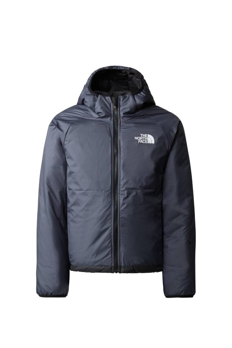 The North Face G Reversible Perrito Jacket Çocuk Mont Siyah - 6