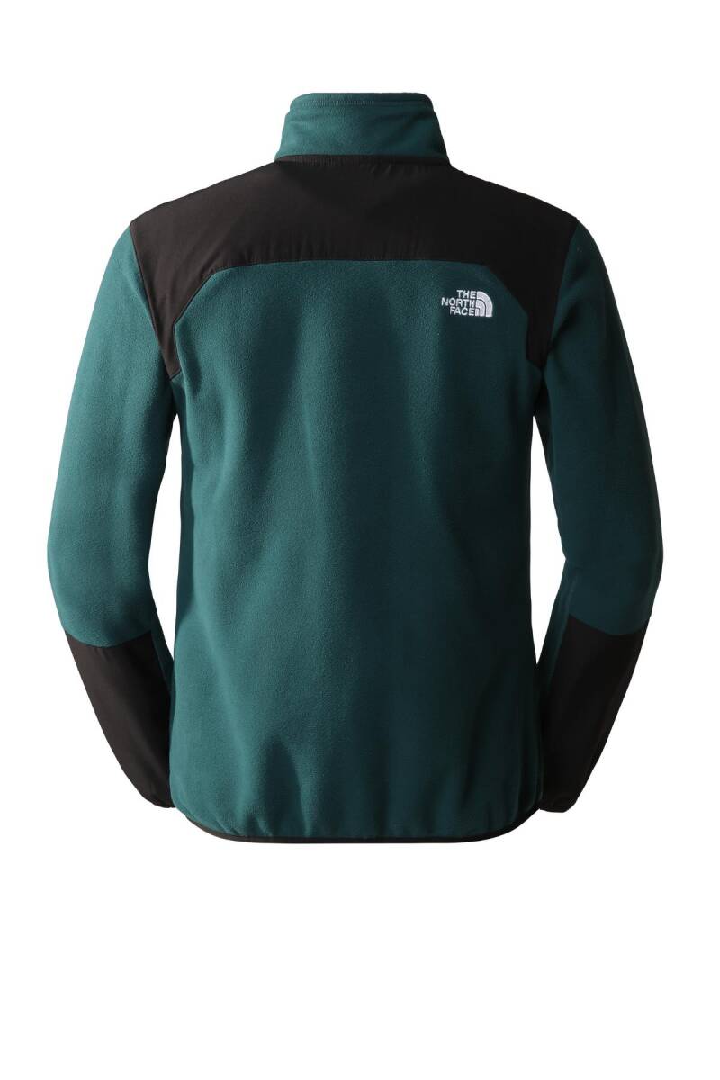 The North Face Glacier Pro Yarım Fermuarlı Erkek Polar Yeşil/Siyah - 2
