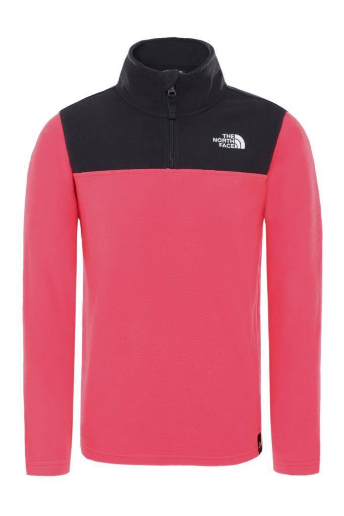 The North Face Glacier Yarım Feremuarlı Çocuk Polar Pembe - 1