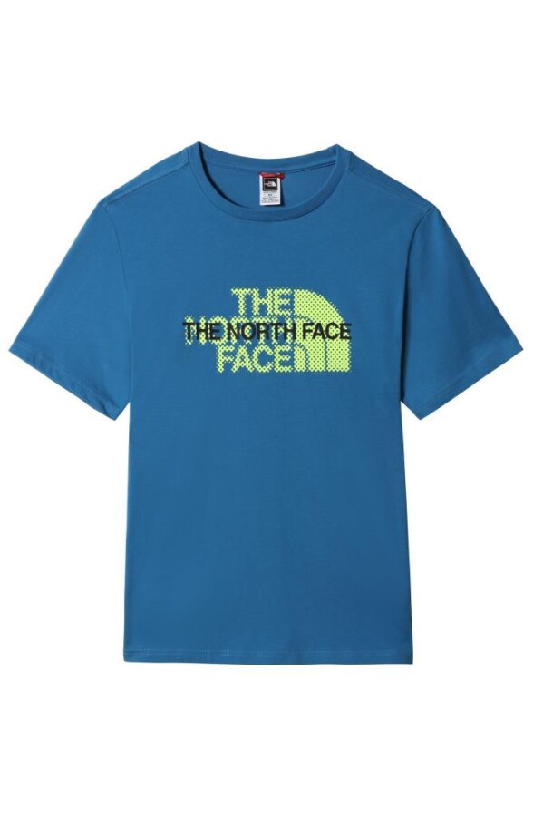 The North Face Graphic Erkek Tişört Mavi 