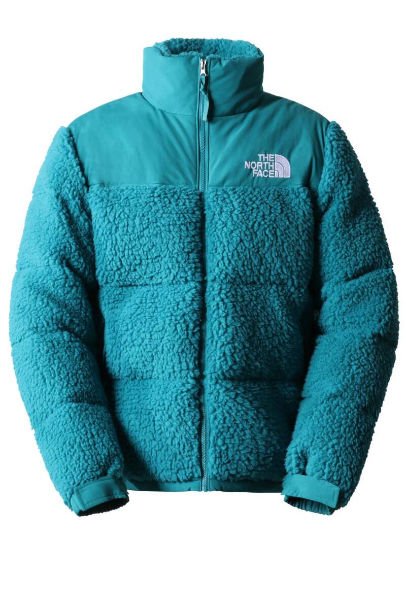 The North Face High Pile Nuptse Erkek Ceket Turkuaz - 1