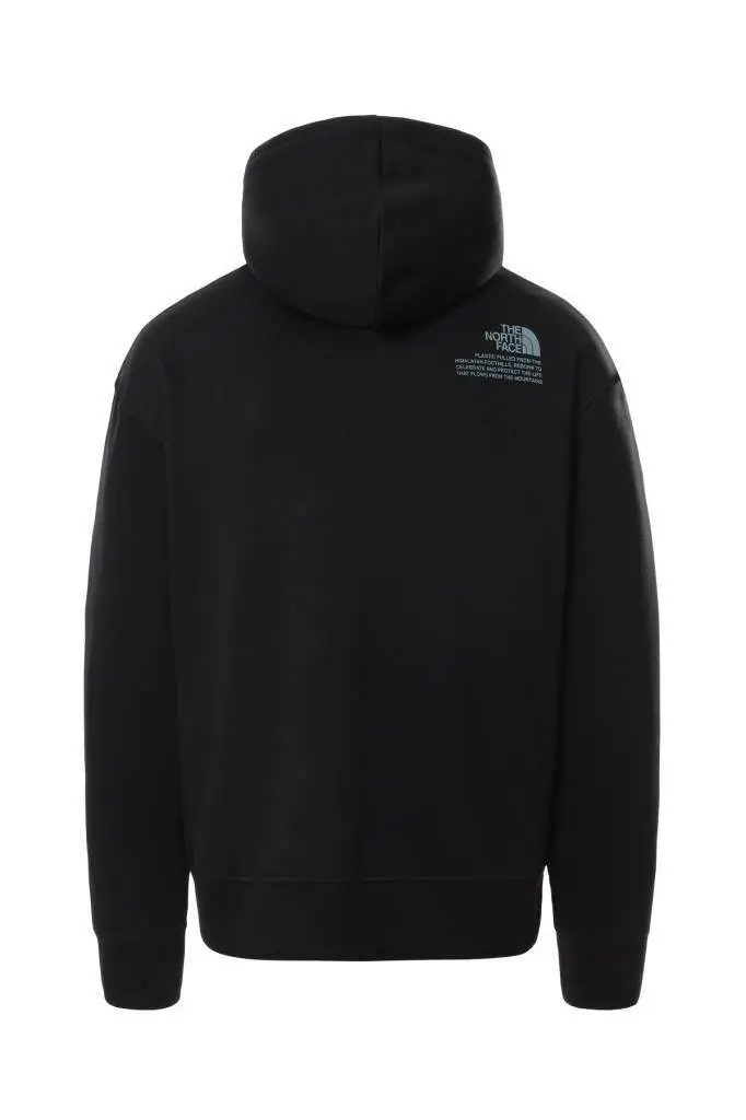 The North Face Himalayan Bottle Hoodie Kapüşonlu Kadın Sweatshirt Siyah - 2