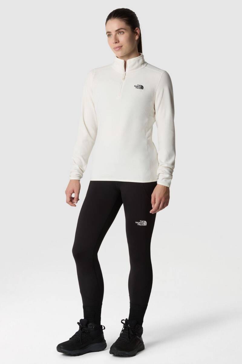 The North Face Kadın 100 Glacier 1/4 Zip - Eu Polar Krem - 2