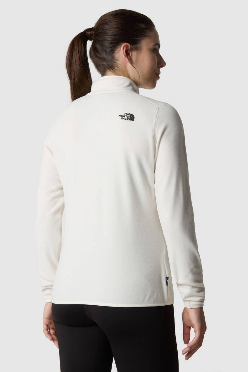 The North Face Kadın 100 Glacier 1/4 Zip - Eu Polar Krem - 3