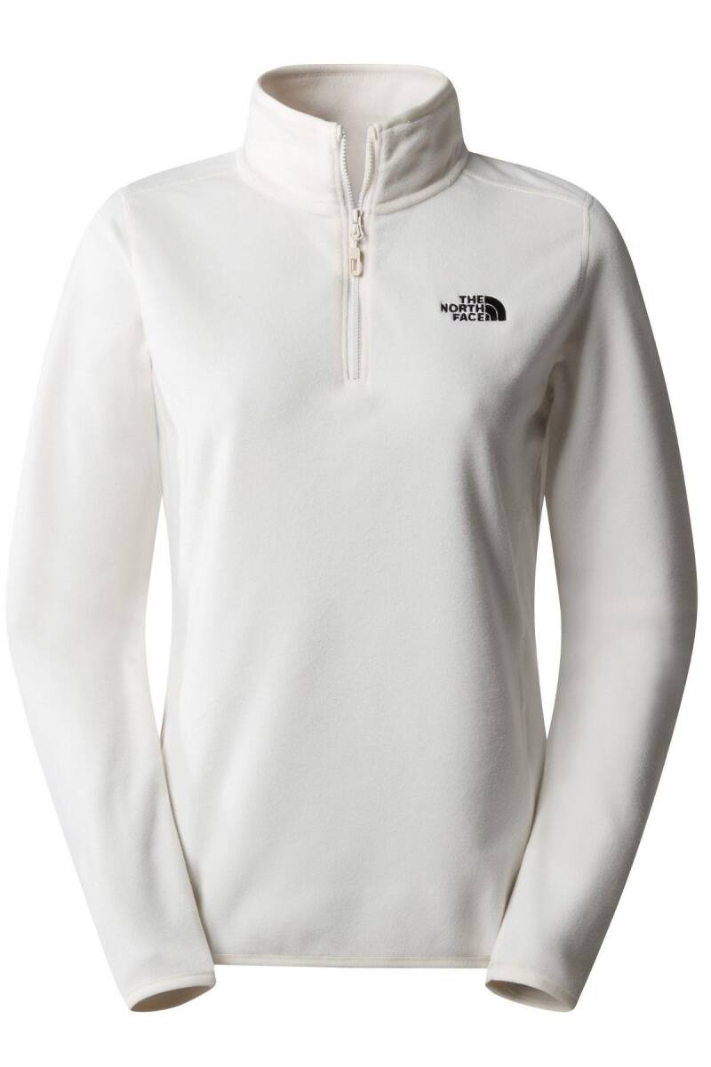 The North Face Kadın 100 Glacier 1/4 Zip - Eu Polar Krem - 4