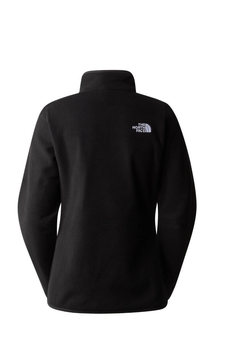 The North Face Kadın 100 Glacier 1/4 Zip - Eu Polar Siyah - 2