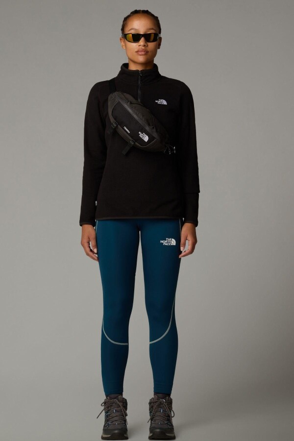 The North Face Kadın 100 Glacier 1/4 Zip Polar Siyah - THE NORTH FACE (1)