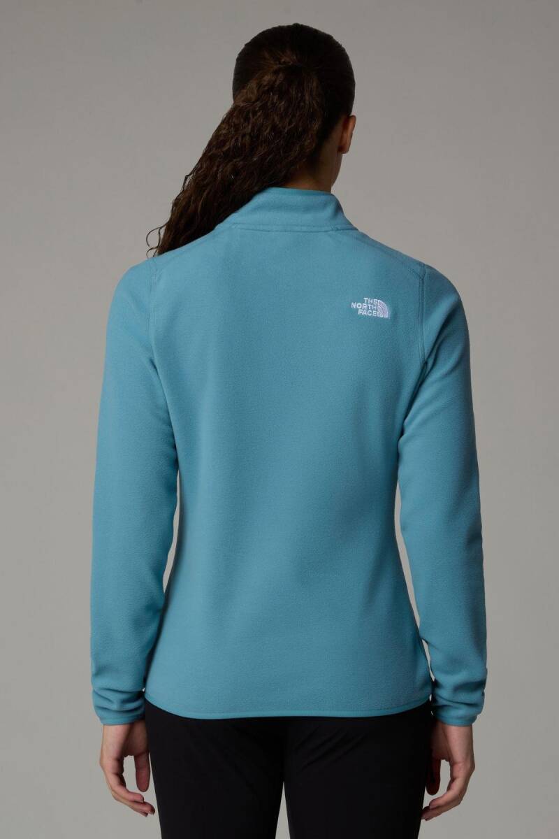 The North Face Kadın 100 Glacier 1/4 Zip Polar Mavi - 3