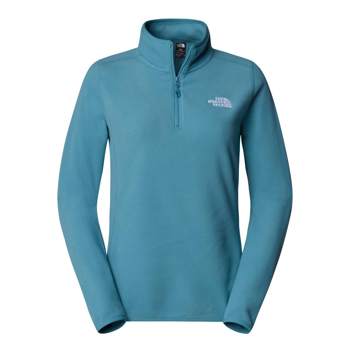 The North Face Kadın 100 Glacier 1/4 Zip Polar Mavi - 4