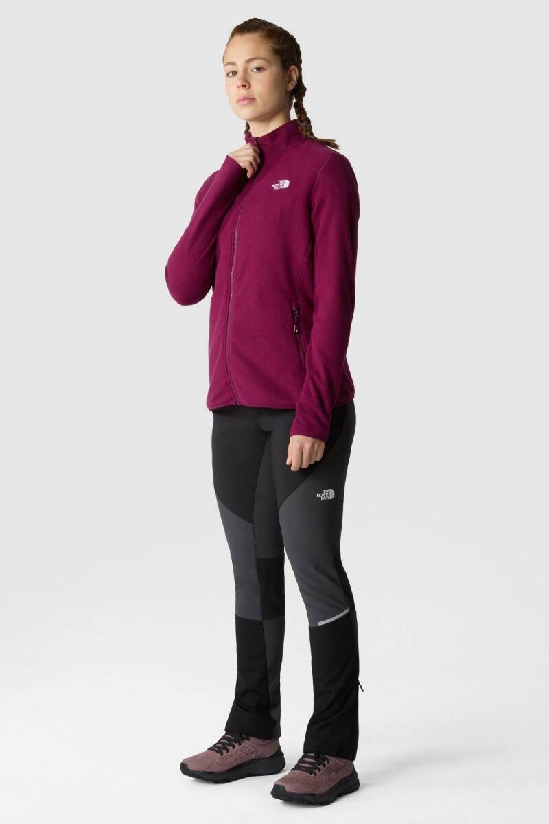 The North Face Kadın 100 Glacier Fz - Eu Kadın Sweatshirt Mor - 2