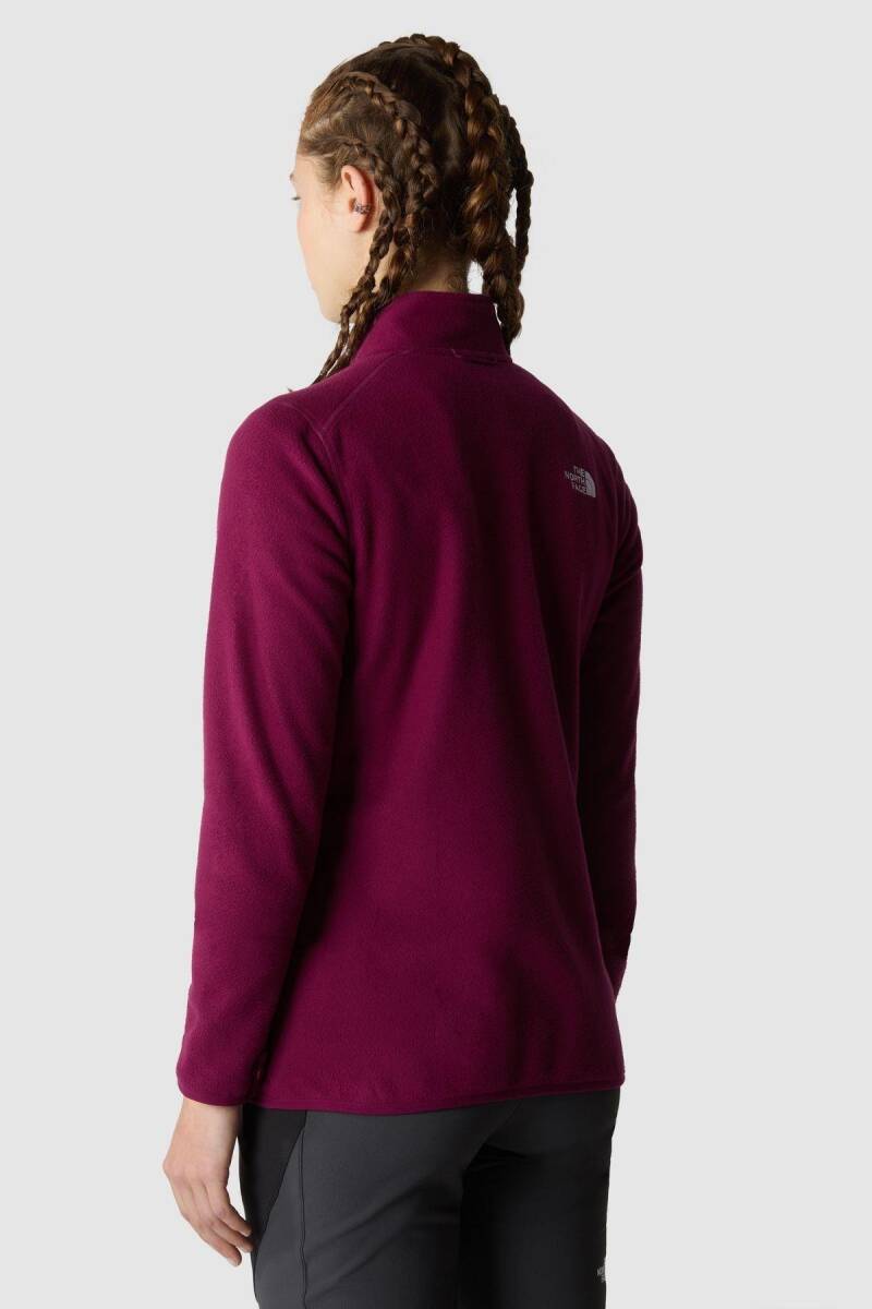 The North Face Kadın 100 Glacier Fz - Eu Kadın Sweatshirt Mor - 3