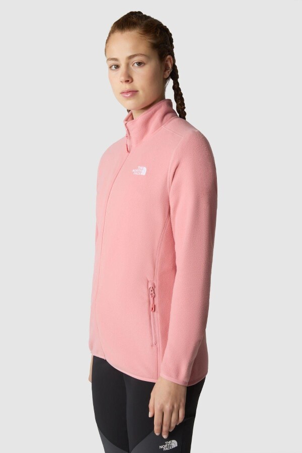 The North Face Kadın 100 Glacier Fz - Eu Polar Pembe 