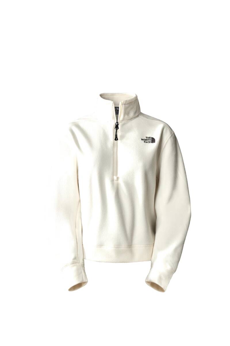 The North Face Kadın 100 Glacier Half Zip Polar Krem - 1