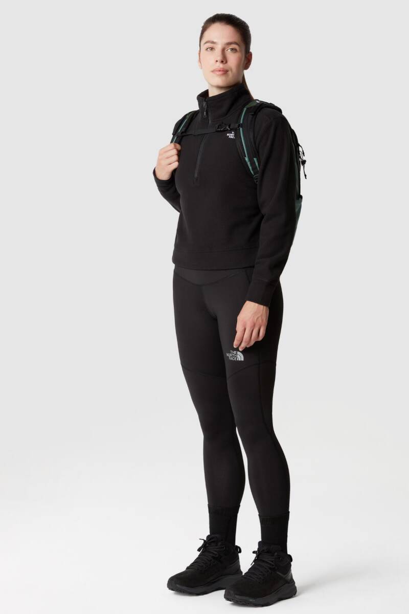 The North Face Kadın 100 Glacier Half Zip Polar Siyah - 1