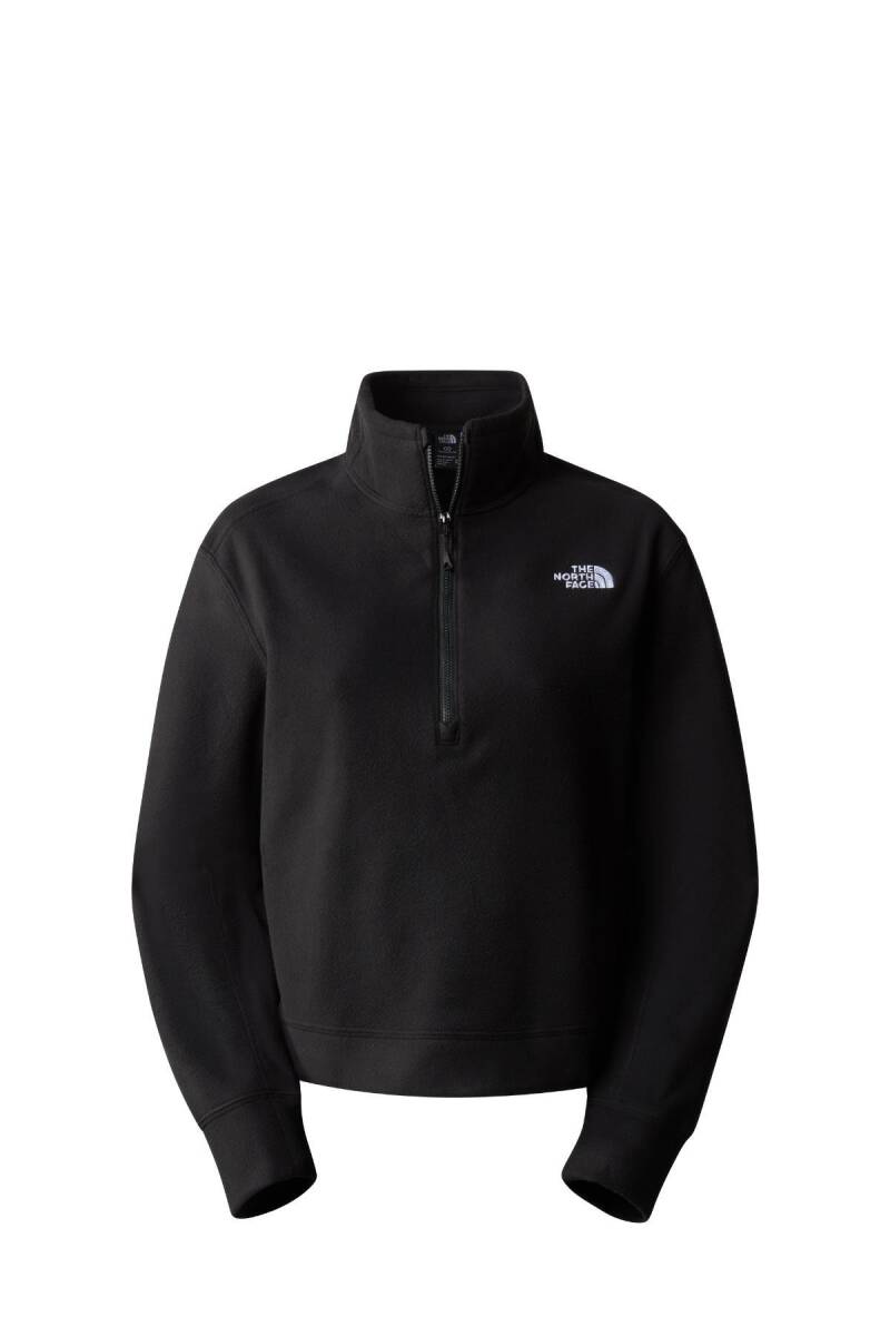 The North Face Kadın 100 Glacier Half Zip Polar Siyah - 4