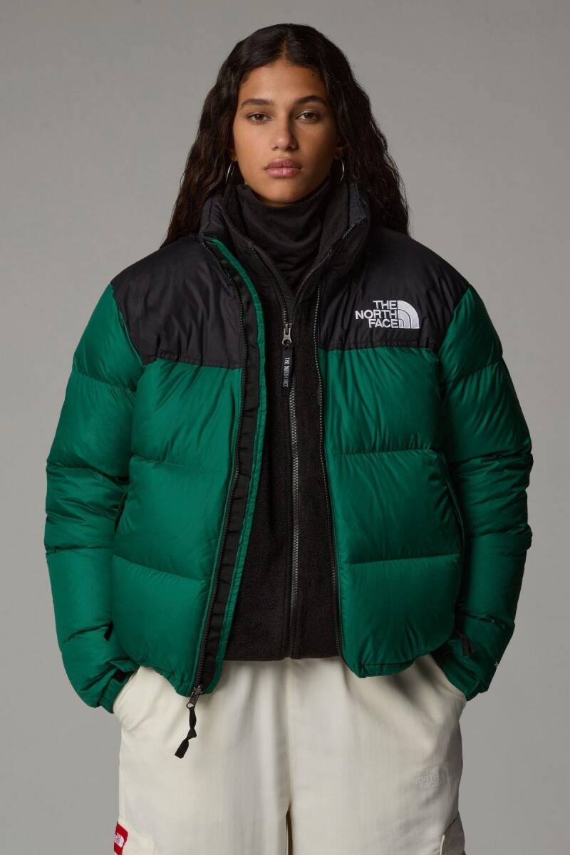 The North Face Kadın 1996 Retro Nuptse Mont Yeşil - 2