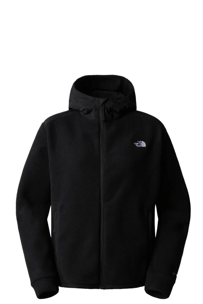 The North Face Kadın Alpine Polartec 200 F/Z Hooded Jacket Mont Siyah - 1