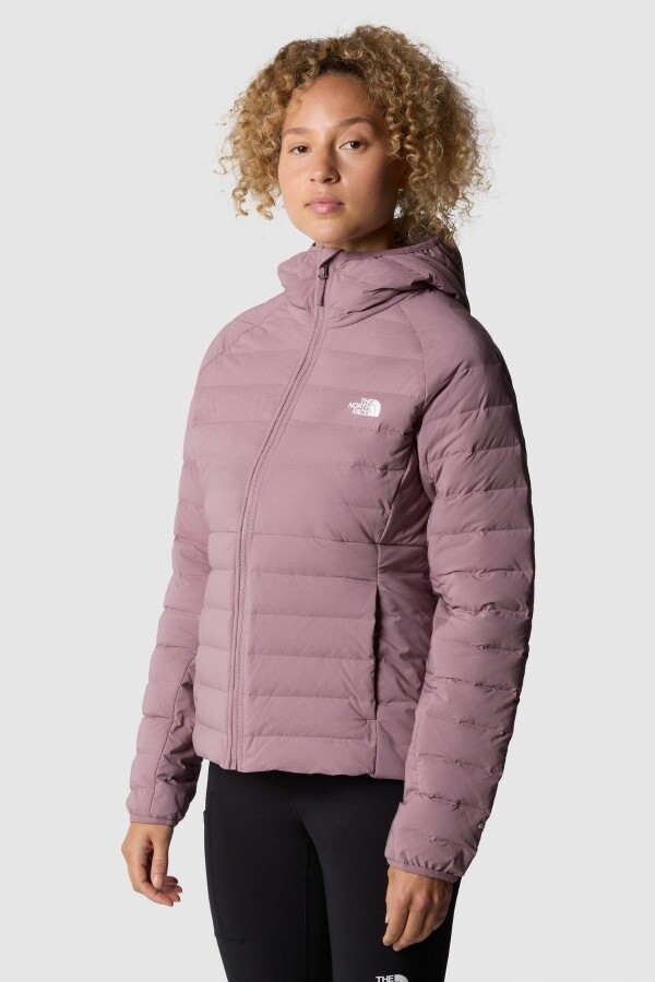 The North Face Kadın Belleview Stretch Down Hoodie Mont Lila - THE NORTH FACE