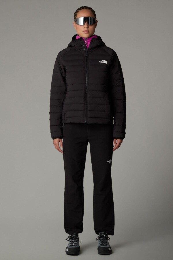 The North Face Kadın Belleview Stretch Down Hoodie Mont Siyah 