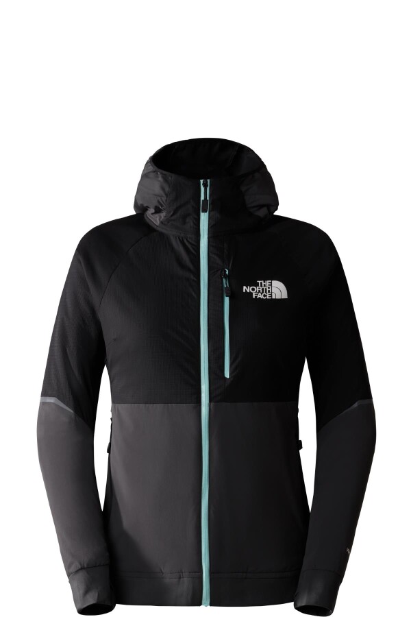 The North Face Kadın Dawn Turn Hybrid Ventrix Hoodie Ceket Gri/Siyah 