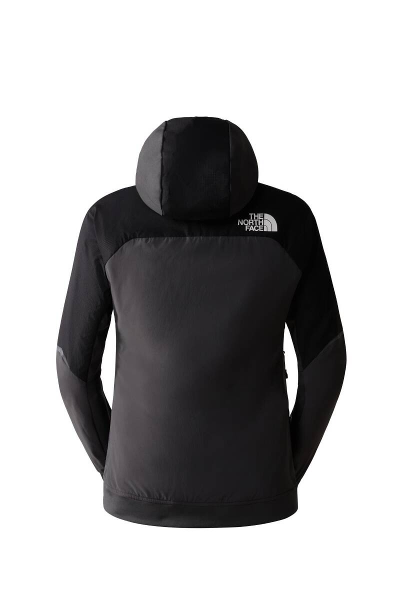 The North Face Kadın Dawn Turn Hybrid Ventrix Hoodie Ceket Gri/Siyah - 2