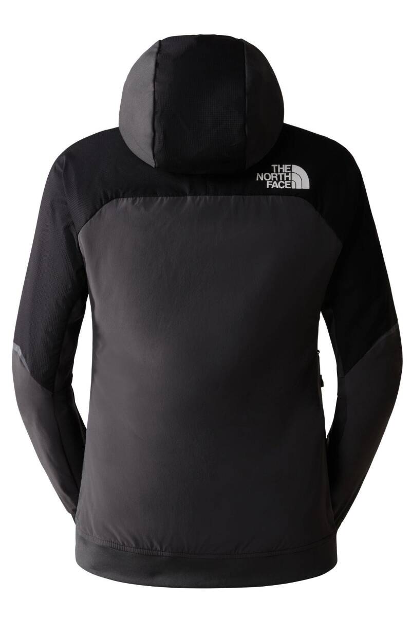 The North Face Kadın Dawn Turn Hybrid Ventrix Hoodie Ceket Gri/Siyah - 6