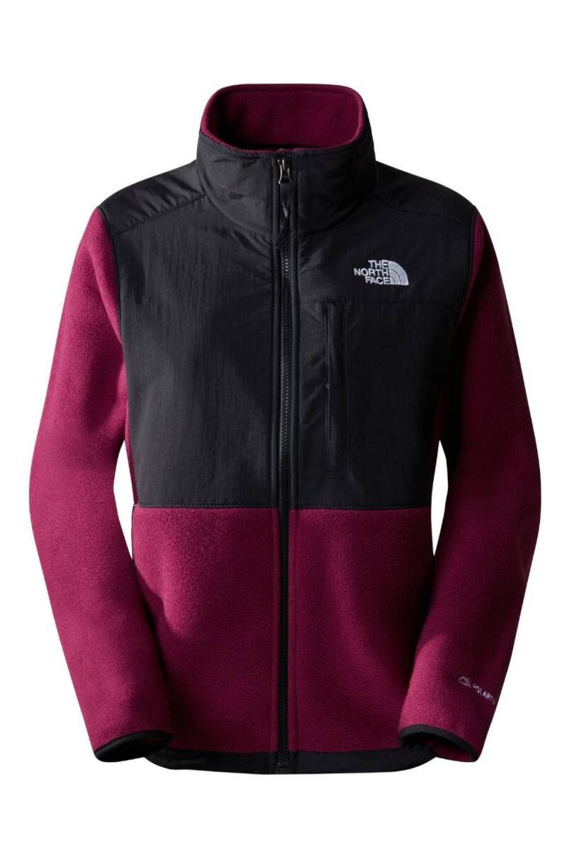 The North Face Kadın Denali Jacket Ceket Polar Mor Siyah - 1